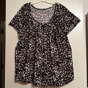 Leopard Print Blouse